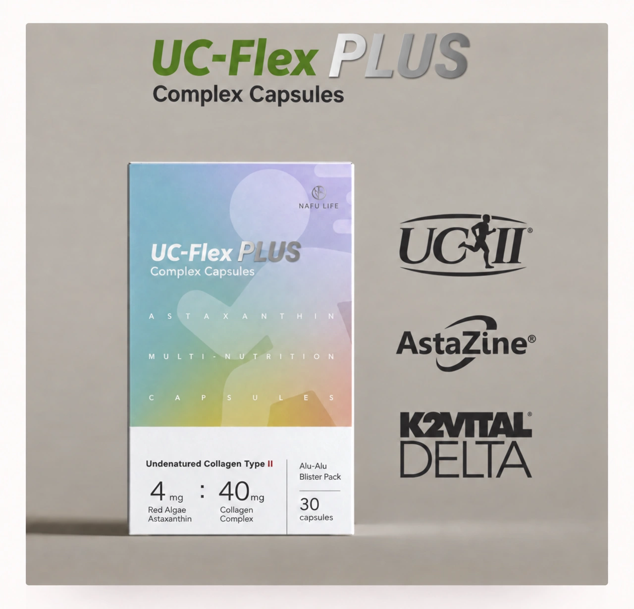 UC-Flex PLUS Complex Capsules — NAFU LIFE product photograph